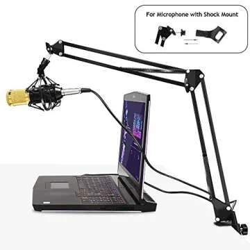 Earamble Studio Mic Arm Stand for Blue Yeti Snowball