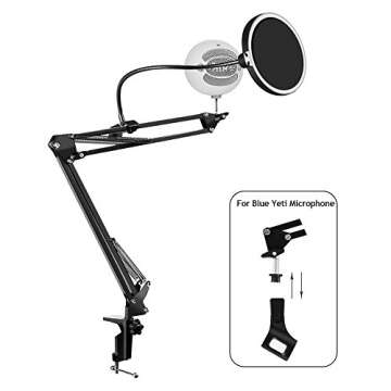 Earamble Studio Mic Arm Stand for Blue Yeti Snowball