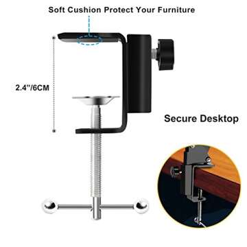 Earamble Studio Mic Arm Stand for Blue Yeti Snowball