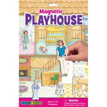 Create-A-Scene Magnetic Playset - Playhouse
