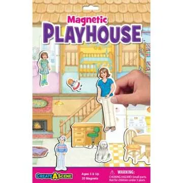 Create-A-Scene Magnetic Playset - Playhouse