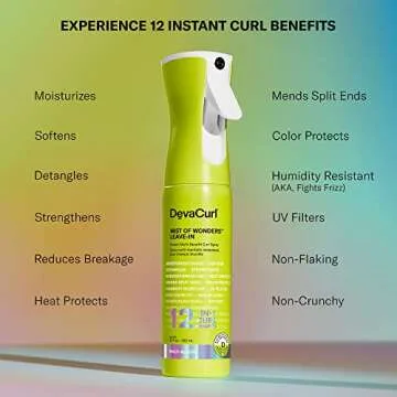DevaCurl Mist of Wonders Leave In Multi-Benefit Curl Spray, 10 oz