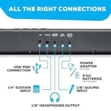 Alesis 88 Key Keyboard Piano for Beginners with Lessons