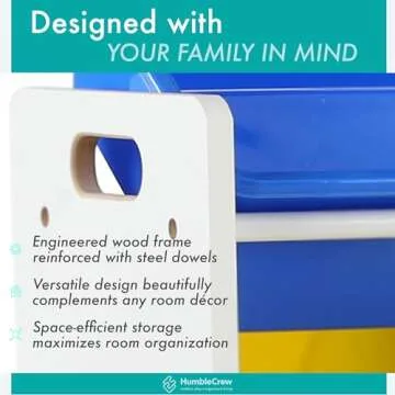 Humble Crew Kids' Toy Storage Organizer with 12 Bins