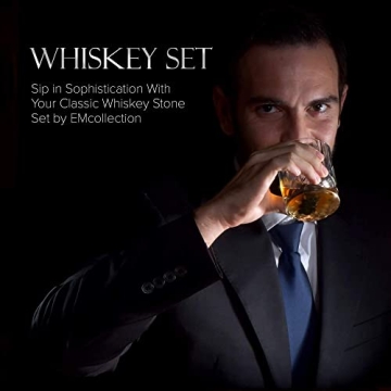 Elegant Whiskey Glass & Stones Set for All Occasions
