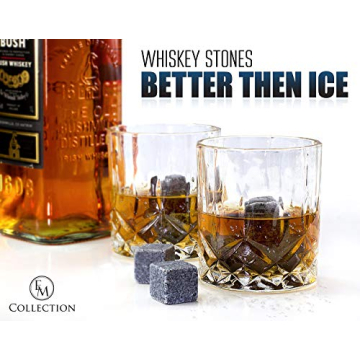 Elegant Whiskey Glass & Stones Set for All Occasions