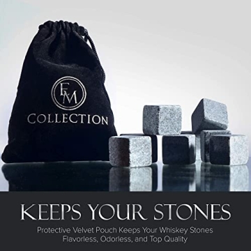 Elegant Whiskey Glass & Stones Set for All Occasions