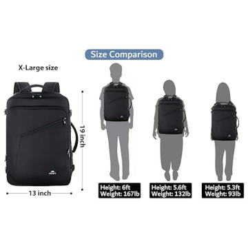 MATEIN Extra Large Travel Backpack for Flights