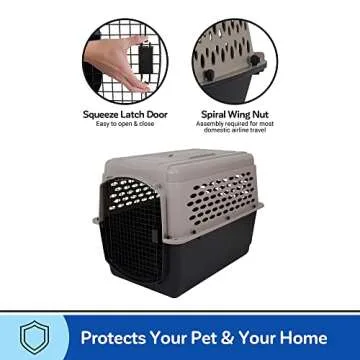 Petmate Vari Dog Kennel 40" - Portable Pet Crate for Dogs
