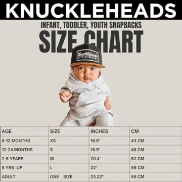 Trendy Knuckleheads Toddler Sun Hat with Adjustable Fit