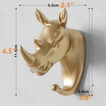 Animal Head Wall Hooks Set - Stylish Home Decor