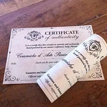 CERAMICHE D'ARTE PARRINI - Italian Ceramic Art Pottery Dispenser Oil Cruet Bottle Without Handle Hand Painted Decorated Olives Country Made in ITALY Tuscan