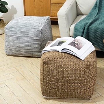 Stylish HIGOGOGO Pouf Cover for Practical Home Decor