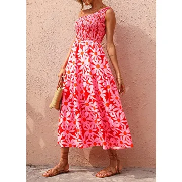 Stylish BTFBM One Shoulder Summer Dress for Women