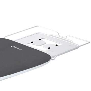 Reliable 120IB Home Ironing Board - Made in Italy Portable Ironing Board with Vera Foam Memory Foam Cover Pad, 7 Step Height Adjustment and Heavy-Duty Tube Frame Construction with Strong Iron Rest