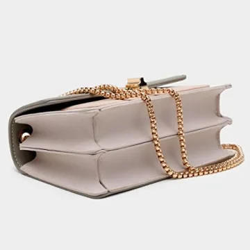 Cute Color-Block Leather Crossbody Bags for Women