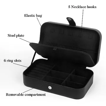 Stylish SLOZO Travel Jewelry Box - Compact & Elegant