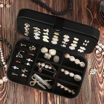 Stylish SLOZO Travel Jewelry Box - Compact & Elegant