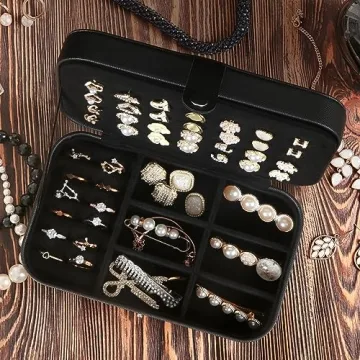 Stylish SLOZO Travel Jewelry Box - Compact & Elegant