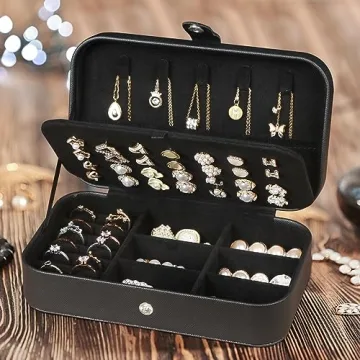 Stylish SLOZO Travel Jewelry Box - Compact & Elegant