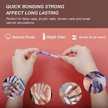 Vogcrest Coffin Nail Tips - Durable, Custom Fit False Nails