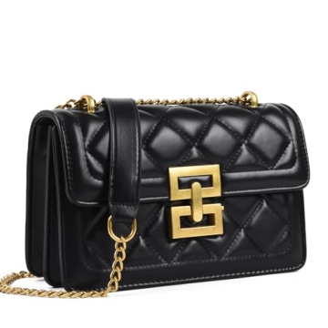 SAJOSE Quilted Crossbody Bag for Stylish Women