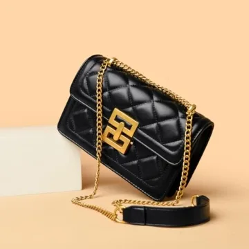 SAJOSE Quilted Crossbody Bag for Stylish Women