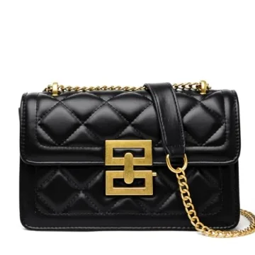 SAJOSE Quilted Crossbody Bag for Stylish Women