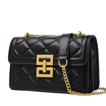 SAJOSE Quilted Crossbody Bag for Stylish Women