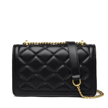 SAJOSE Quilted Crossbody Bag for Stylish Women