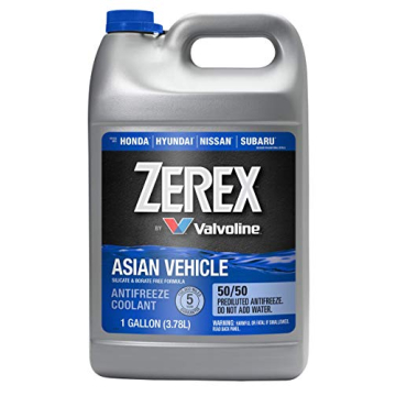 Zerex Asian Vehicle Blue Silicate and Borate Free 50/50 Prediluted Ready-to-Use Antifreeze/Coolant 1...