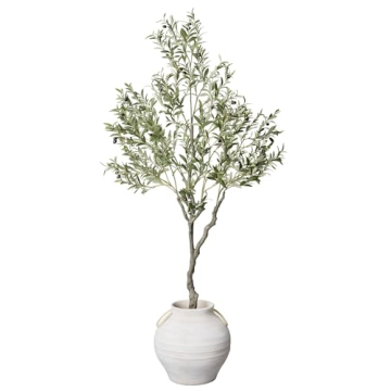 VYNT Olive Tree 7ft Tall Artificial Decorative Tree