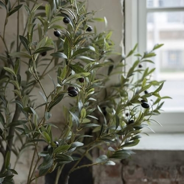 VYNT Olive Tree 7ft Tall Artificial Decorative Tree