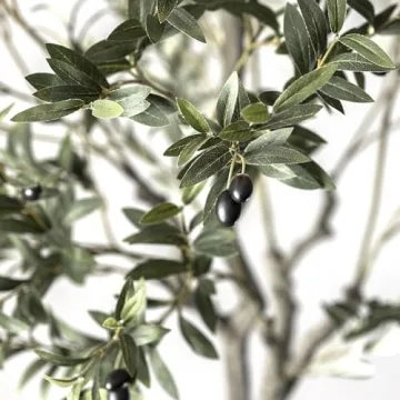 VYNT Olive Tree 7ft Tall Artificial Decorative Tree