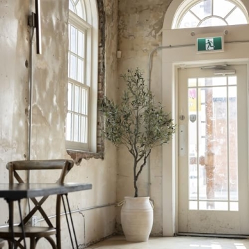 VYNT Olive Tree 7ft Tall Artificial Decorative Tree