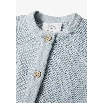 Stylish Organic Cotton Baby Cardigan Sweater