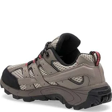 Merrell Moab 2 Low LACE Hiking Sneaker, BARK Brown, 5.5 US Unisex Big Kid