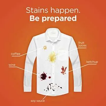 Tide To Go Stain Remover Wipes for Clothes, Instant Laundry Travel Stain & Spot Remover, 3 Pack, (30 Wipes Total)