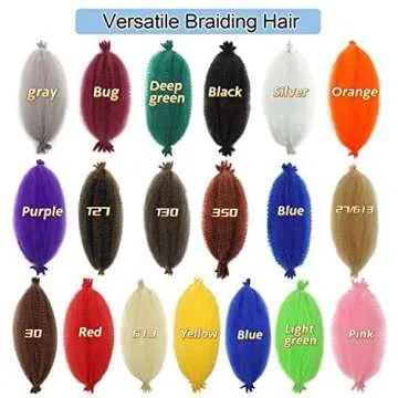 10 inch Marley Hair for Spring Twist Hair Passion Twist Hair Faux Locs Soft Locs Butterfly Locs Crochet Hair Short Marley Twist Braiding Hair Kinky Afro Twist Cuban Twist Hair Extensions(3Packs,30)