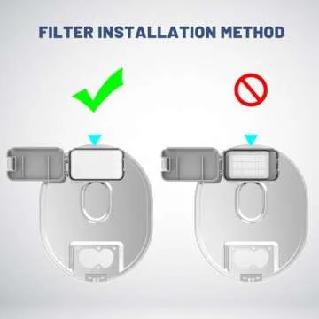 6 Packs Pet Fountain Filters Replacement for Wireless Pumps 74oz/2.2L Cat Water Fountain TF002 Battery Operated