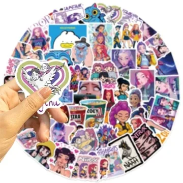 60Pcs Anime Style Stickers for Water Bottles and More