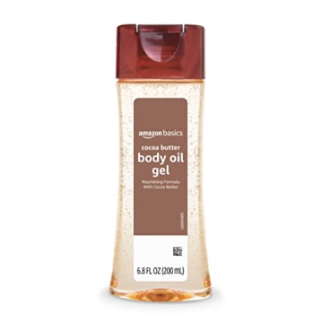 Amazon Basics Cocoa Butter Body Oil Gel - 6.8 Fl Oz