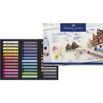 Faber-Castell Soft Dry Pastel Chalk Long Goldfaber 36 Colors