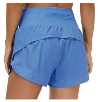 High Waisted Quick Dry Workout Shorts for Women