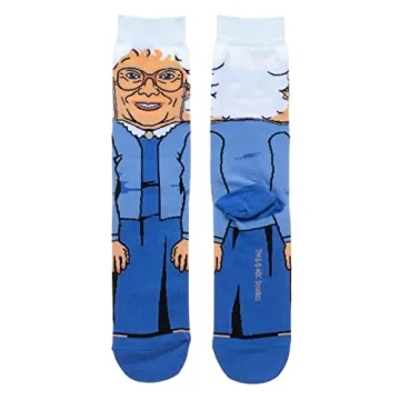 Bioworld Sophia Golden Girls 360 Character Crew Socks for Women