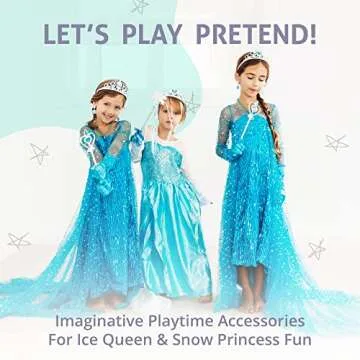 Butterfly Craze Sparkling Snowflake Fairy Wands - Set of 8, Perfect Party Favors for Frozen, Princess, or Fairy-Inspired Birthday Parties & Dress-Up Play, Shine Like a Star with these Magical Scepters