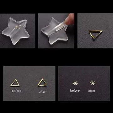 TXMOYI 3 Set Nail Molds for Stunning Nail Art