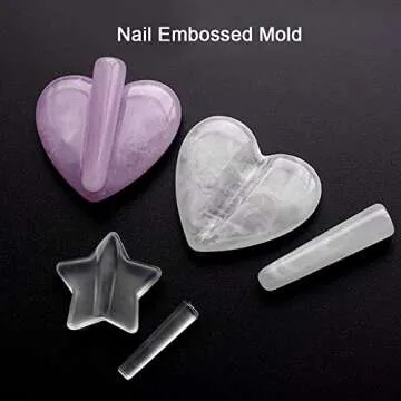 TXMOYI 3 Set Nail Molds for Stunning Nail Art