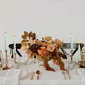 Kandelo Taper Candles, Elegant Dinner Candles Set of 2