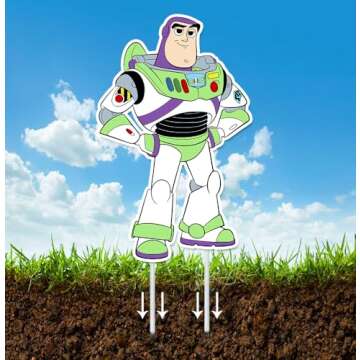 Toy Inspired Story Birthday Party Supplies, 7PCS Yard Signs with Stakes, Outdoor Lawn Party Decor, Toy Inspired Story Party Decorations, Yard Signs for Toy Inspired Story Theme Birthday Party